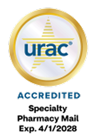URAC Accredited Specialty Pharmacy Mail Exp. 4/1/2028